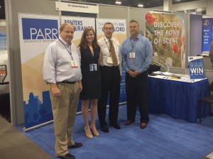 Tom Neis, Melissa Neis, Walt Teichen and Dwight Zivo in Parr's 2014 NAA Conference booth